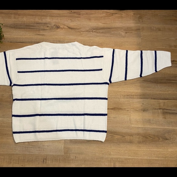 Woolen Bloom stripped sweater - Picture 7 of 8